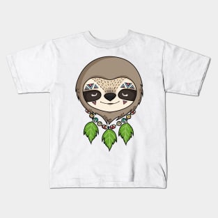 Sloth Head Kids T-Shirt